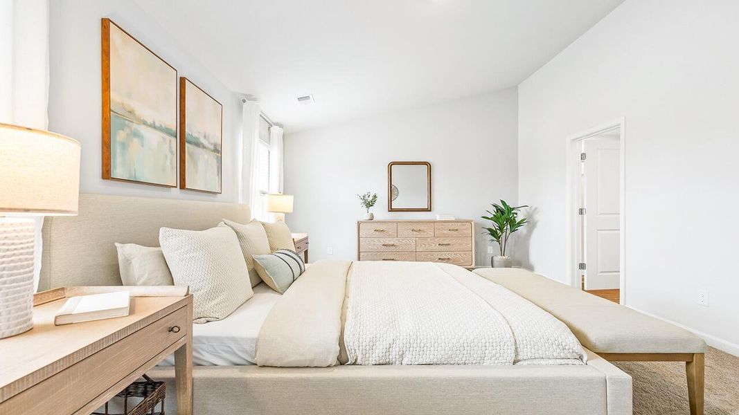 Furnished interior view inside a new home in The Crossing at St. James, Goose Creek (Image 15).