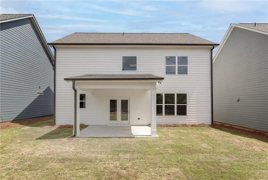 Exterior details and patio area of a home in , Buford (Image 3).