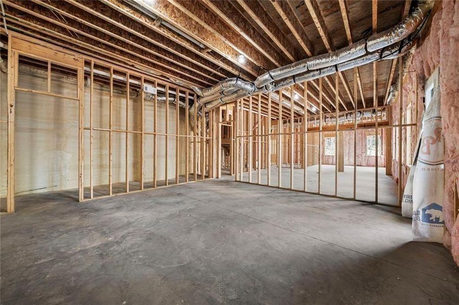 In-progress construction of a new home in , Acworth, GA (Image 24).