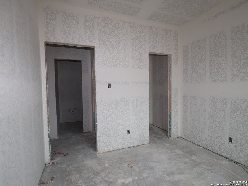 In-progress construction of a new home in Meadows at Clear Springs, New Braunfels, TX (Image 24). In-progress construction of a new home in Meadows at Clear Springs, New Braunfels, TX (Image 24).