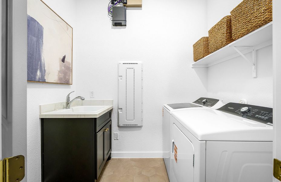 Spacious Laundry with Extra Storage Spacious Laundry with Extra Storage