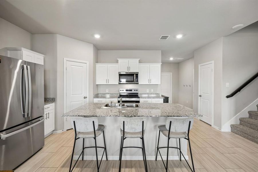 Furnished interior view inside a new home in River's Edge, Fort Worth (Image 7).