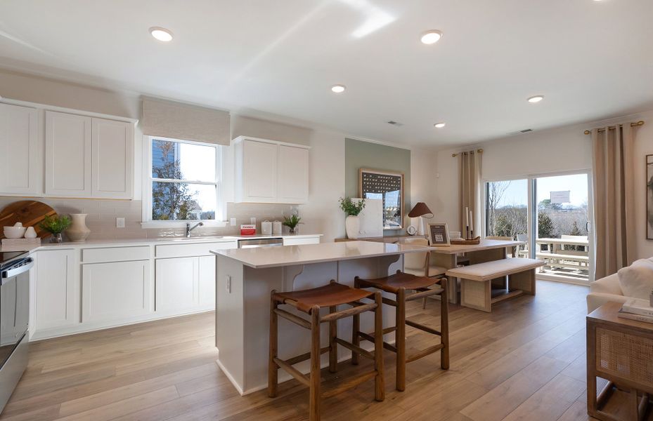 Furnished interior view inside a new home in Highlands of Carter's Station, Columbia (Image 16).
