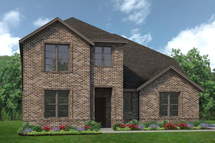 Elevation A with Outswing | Concept 2870 at Chisholm Hills in Cleburne, TX by Landsea Homes