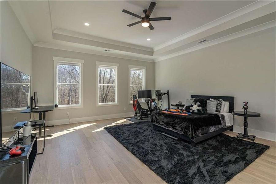 Furnished interior view inside a new home in , Hoschton (Image 29).