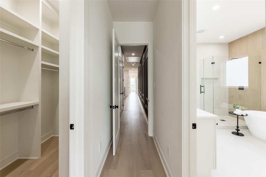 Furnished interior view inside a new home in , Houston (Image 34).