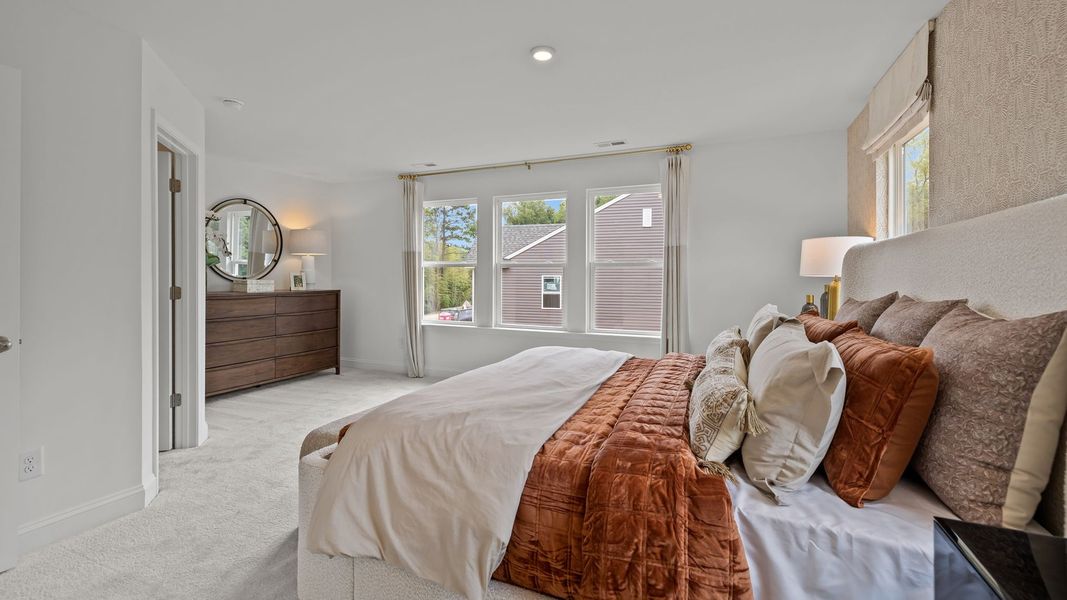 Furnished interior view inside a new home in Leigh Park, Charlotte (Image 14).