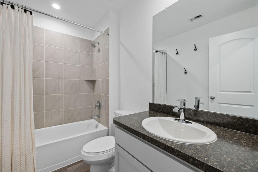 Secondary bathroom
