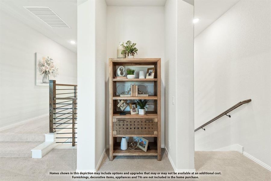 Furnished interior view inside a new home in Painted Tree, McKinney (Image 33).
