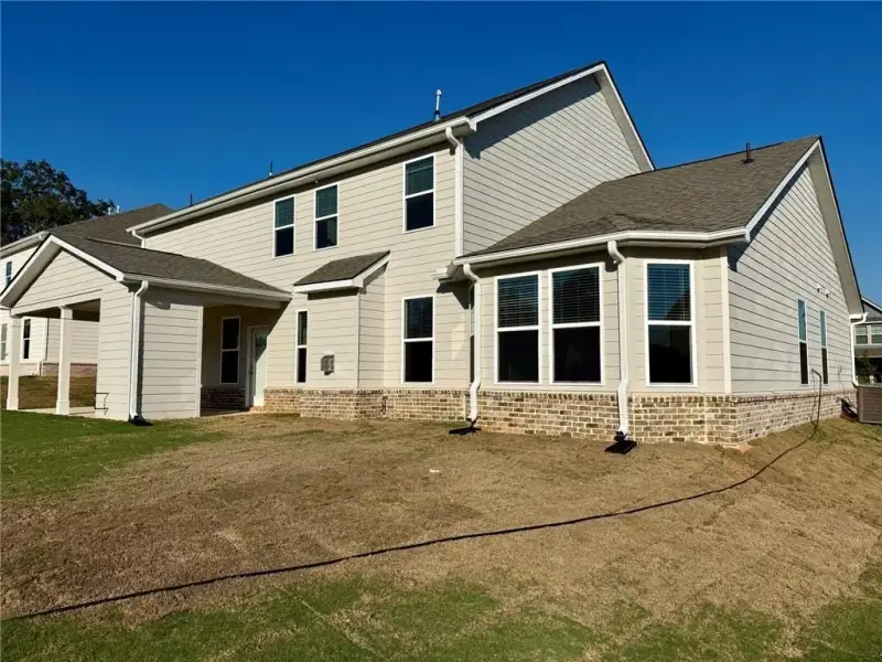 Exterior details and patio area of a home in Grandview at Millers Mill, Stockbridge (Image 4).