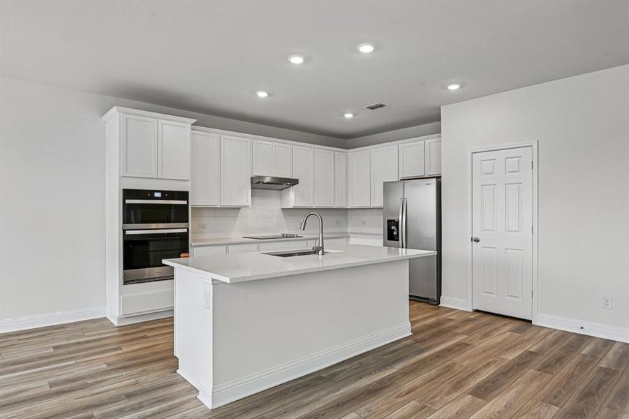 Furnished interior view inside a new home in The Preserve Estates, Justin (Image 9).