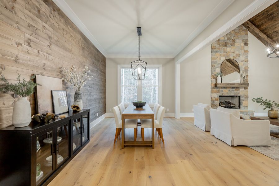 Furnished interior view inside a new home in River Gorge Ranch, Guild (Image 9).