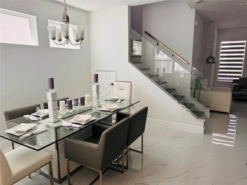 Furnished interior view inside a new home in , Winter Garden (Image 23).