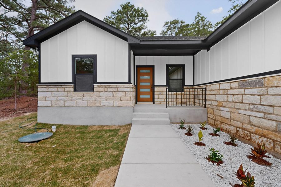 Exterior details and patio area of a home in , Bastrop (Image 4). Exterior details and patio area of a home in , Bastrop (Image 4).