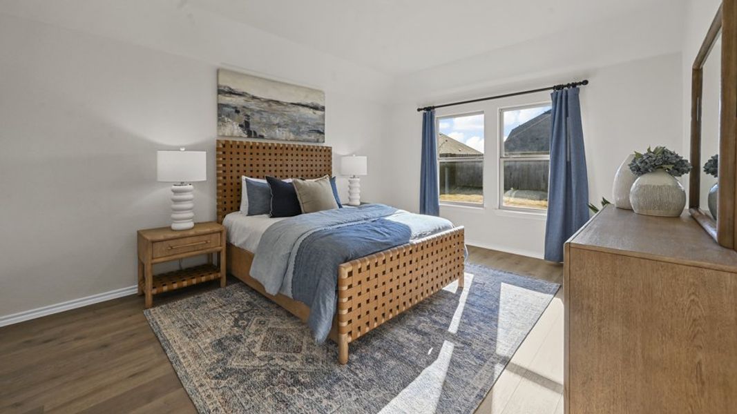 Furnished interior view inside a new home in Stonewyck Farms, Ennis (Image 28).