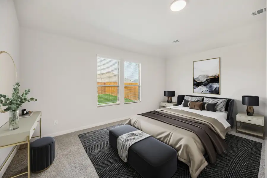 Primary Suite in the Stanley II home plan by Trophy Signature Homes – REPRESENTATIVE PHOTO Primary Suite in the Stanley II home plan by Trophy Signature Homes – REPRESENTATIVE PHOTO