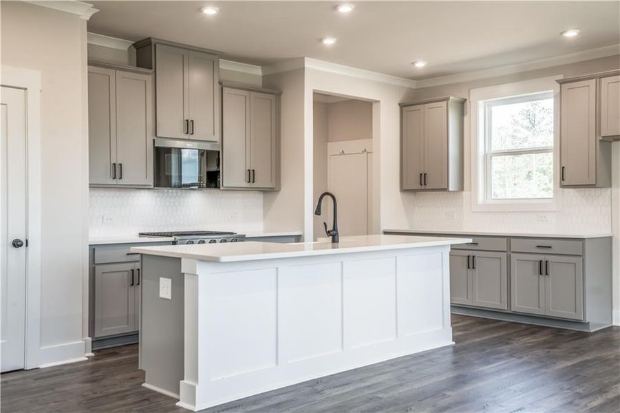 Furnished interior view inside a new home in Cambridge at Steels Bridge, Canton (Image 10).