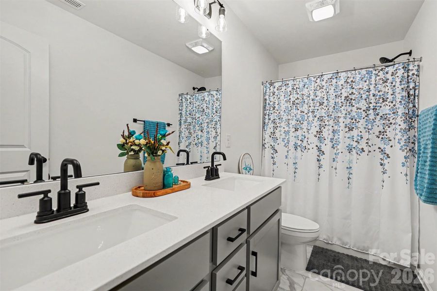 Upstairs house bath