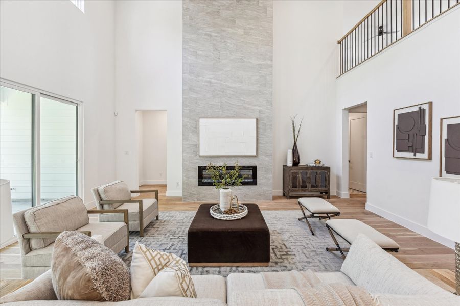 Furnished interior view inside a new home in , Houston (Image 6). Furnished interior view inside a new home in , Houston (Image 6).