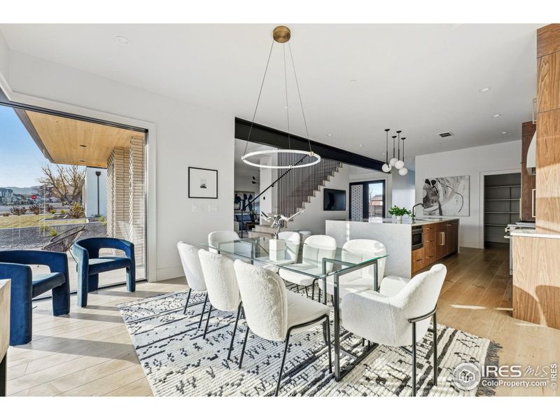 Open Concept Dining Room and Kitchen