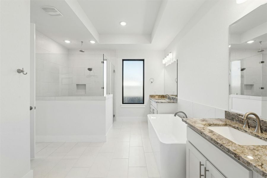 Furnished interior view inside a new home in Riverstone, Georgetown (Image 8).