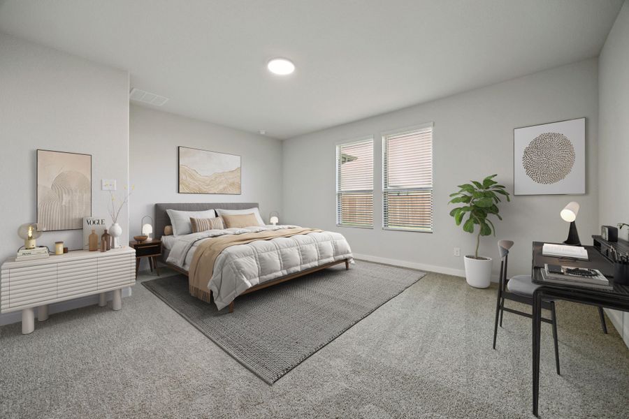 Primary Suite in the Haylee home plan by Trophy Signature Homes - REPRESENTATIVE PHOTO Primary Suite in the Haylee home plan by Trophy Signature Homes - REPRESENTATIVE PHOTO