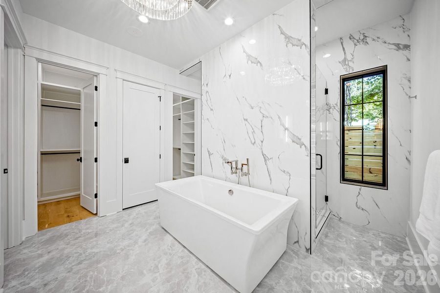 Furnished interior view inside a new home in , Charlotte (Image 19).