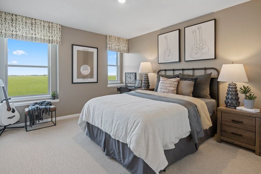 Representative furnished interior of a home built from the 2444 Modeled by KB Home in Saddlebrook Preserve, Beasley (Image 13).