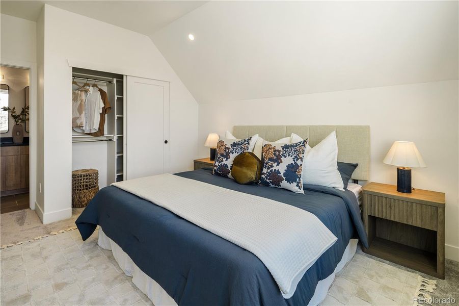 Furnished interior view inside a new home in , Denver (Image 21).