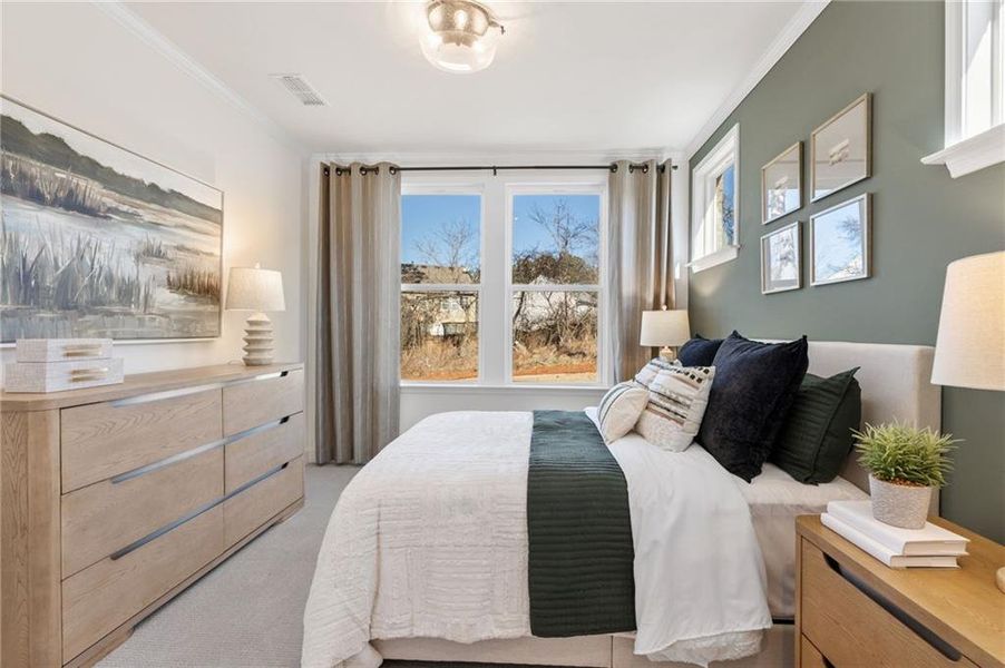 Furnished interior view inside a new home in Fern Hollow, Buford (Image 11).