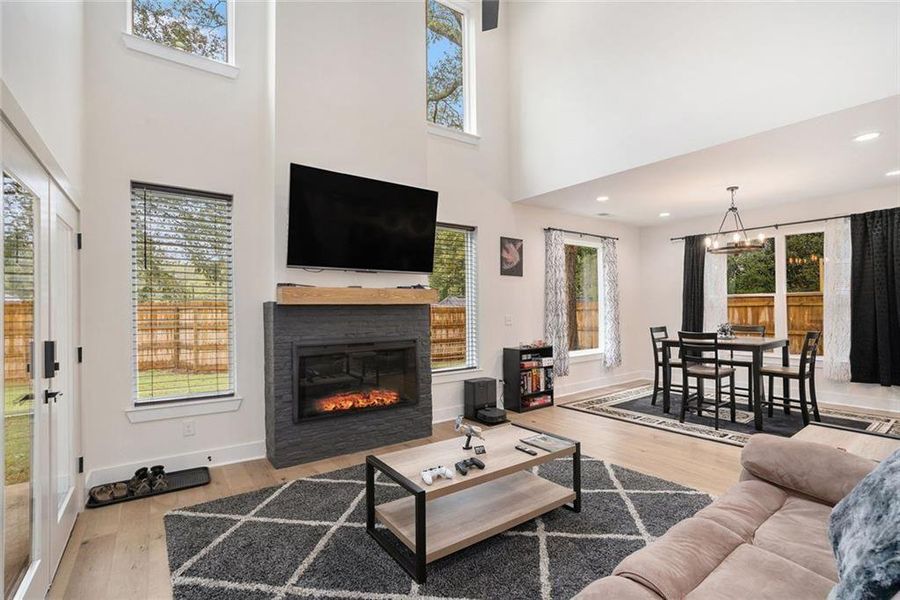 Furnished interior view inside a new home in , Marietta (Image 10). Furnished interior view inside a new home in , Marietta (Image 10).