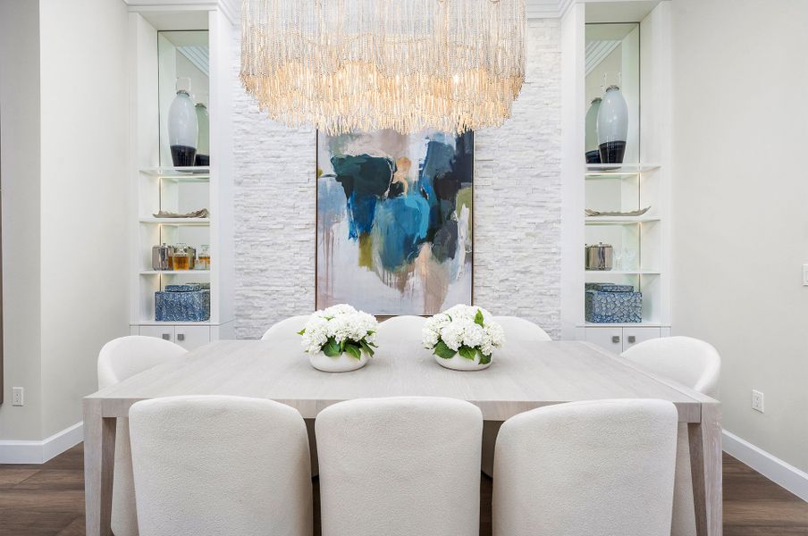 Representative furnished interior of a home built from the Belize by GL Homes in Valencia Del Mar (55+), Boynton Beach (Image 8).