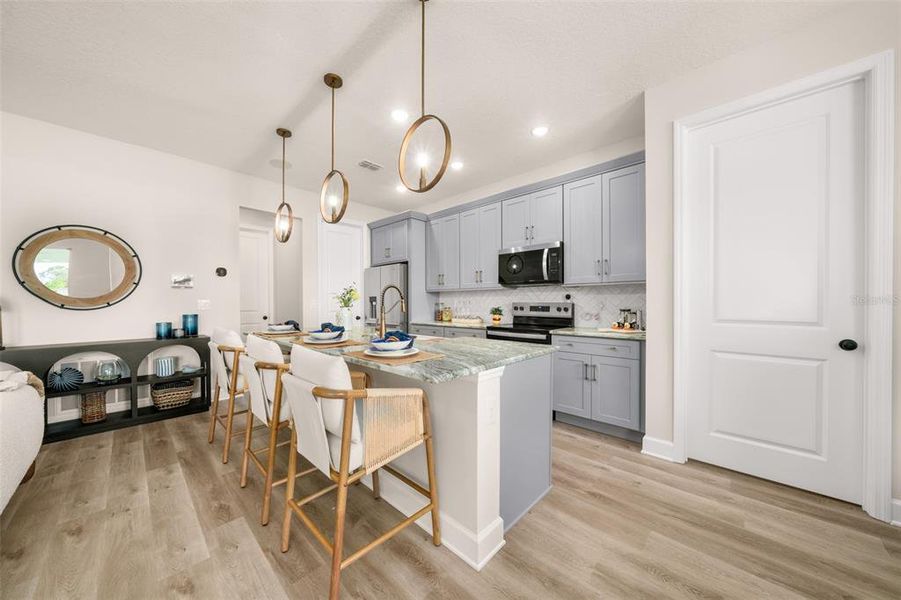 Furnished interior view inside a new home in , Sebring (Image 8).
