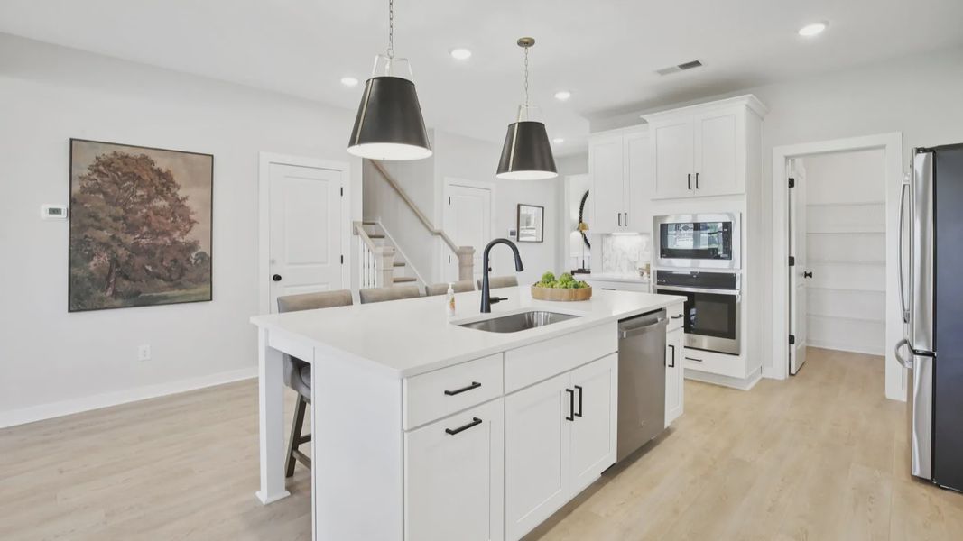 Furnished interior view inside a new home in Cottages of Bearwood, Mount Pleasant (Image 21).