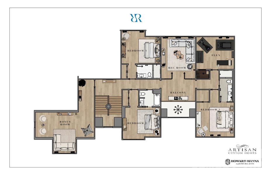 2D floor plan layout of this home in , Denver, NC (Image 3). 2D floor plan layout of this home in , Denver, NC (Image 3).