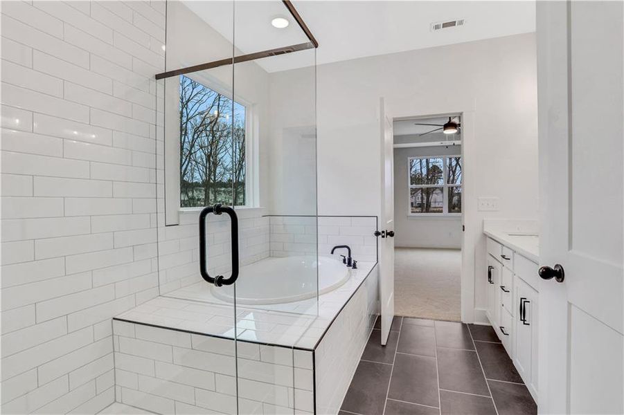 Furnished interior view inside a new home in , Loganville (Image 8).