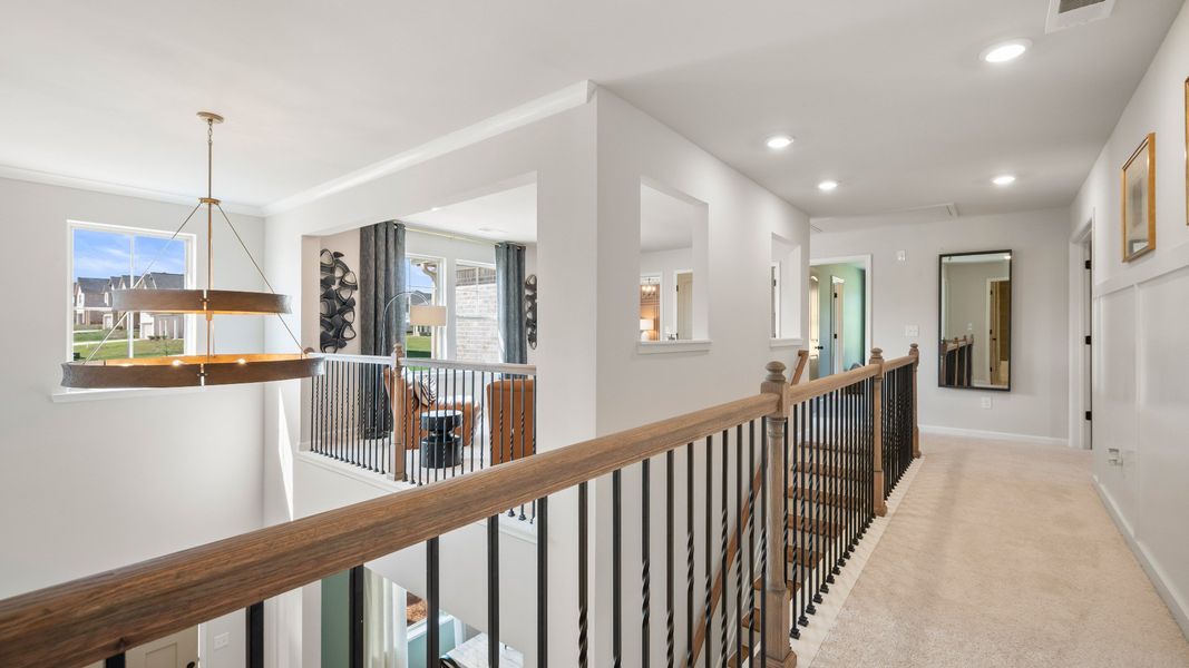 Representative furnished interior of a home built from the Clarity by DRB Homes in Northcroft, Loganville (Image 28).