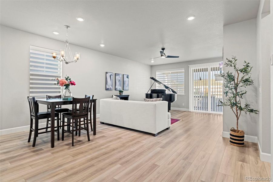 Furnished interior view inside a new home in Murphy Creek, Aurora (Image 36).