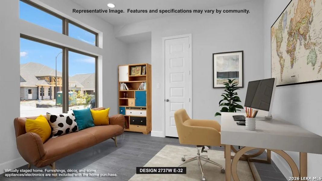 Furnished interior view inside a new home in Mayfair, New Braunfels (Image 7).