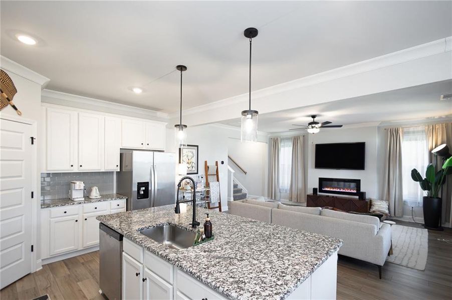Furnished interior view inside a new home in Westgate Enclave, Loganville (Image 13).