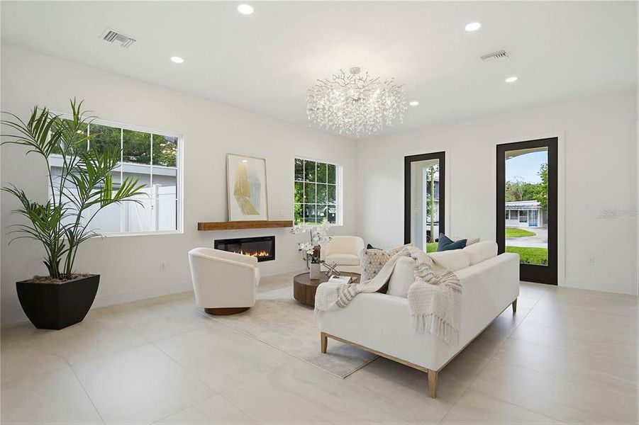 Furnished interior view inside a new home in , Winter Park (Image 16).