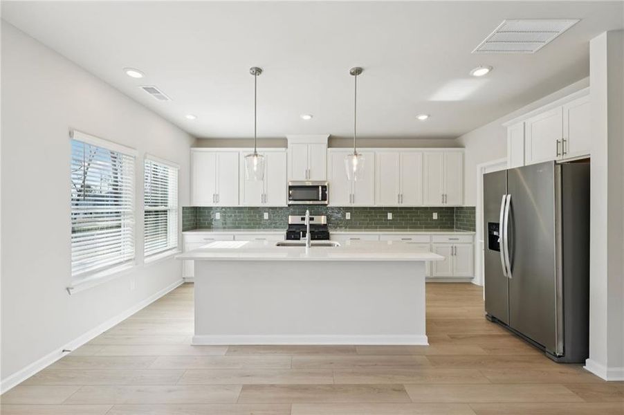 Furnished interior view inside a new home in Westmont Preserve, Powder Springs (Image 11).