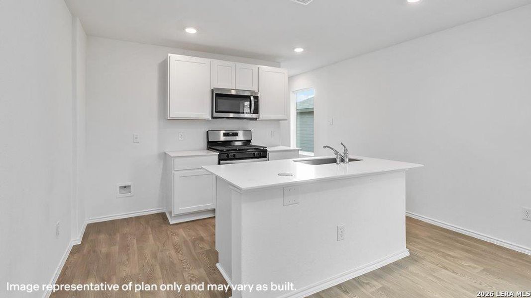 Furnished interior view inside a new home in Blue Ridge Ranch, San Antonio (Image 11).