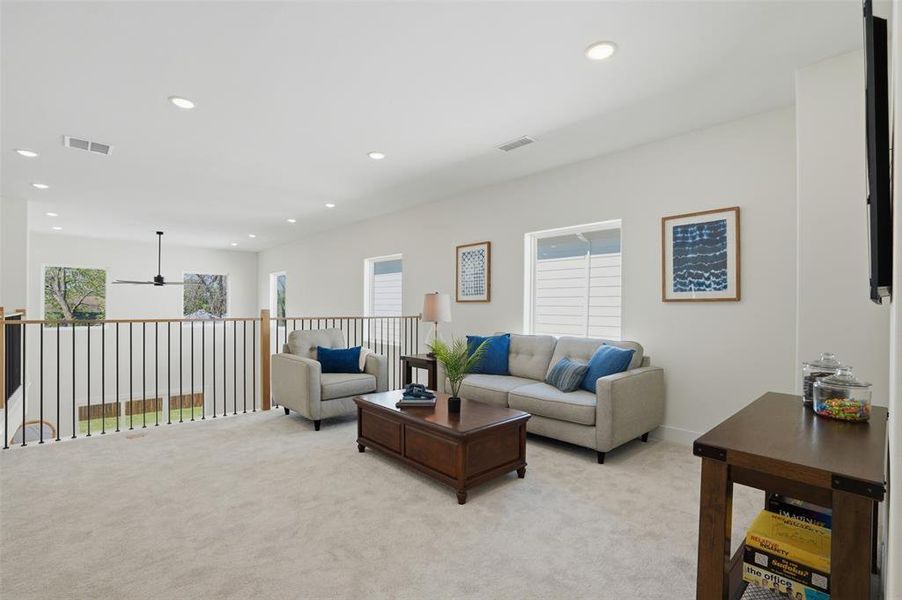 Furnished interior view inside a new home in , Dallas (Image 15).