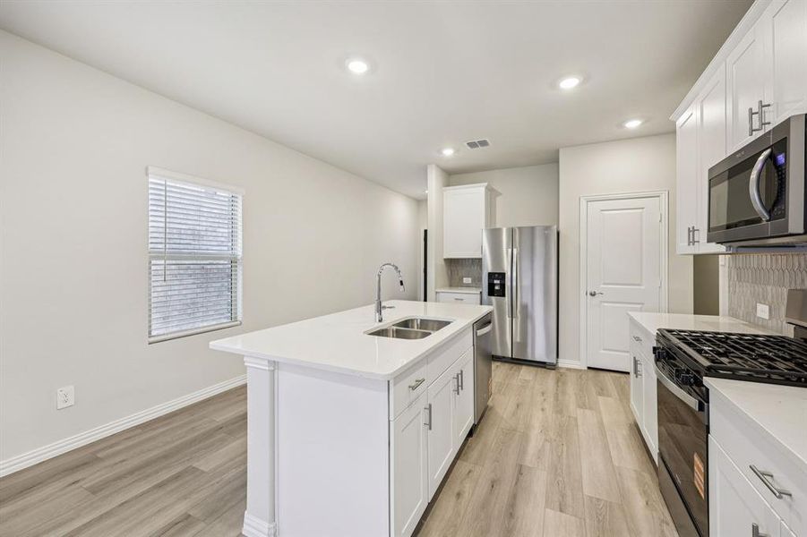 Furnished interior view inside a new home in Parks at Foster Crossing - Spring Series, Anna (Image 15).
