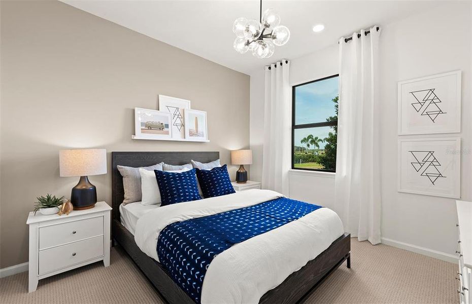 Furnished interior view inside a new home in Del Webb Catalina, Lakewood Ranch (Image 19). Furnished interior view inside a new home in Del Webb Catalina, Lakewood Ranch (Image 19).