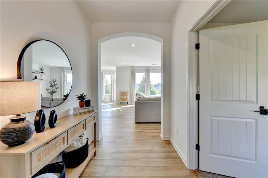 Furnished interior view inside a new home in Sweetbay Farm, Lawrenceville (Image 13).