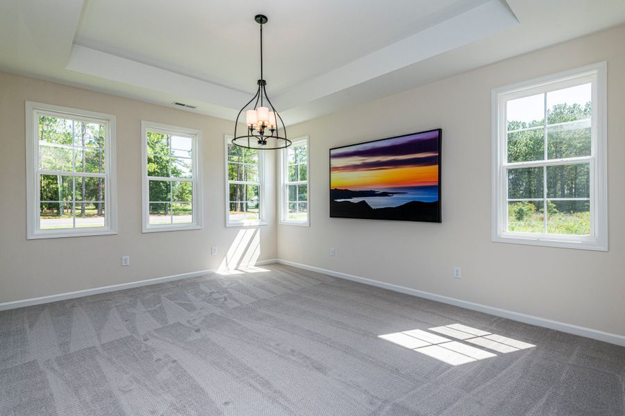 Representative unfurnished interior of a home built from the Winston by McKee Homes in Coventry Woods, Fayetteville (Image 21).