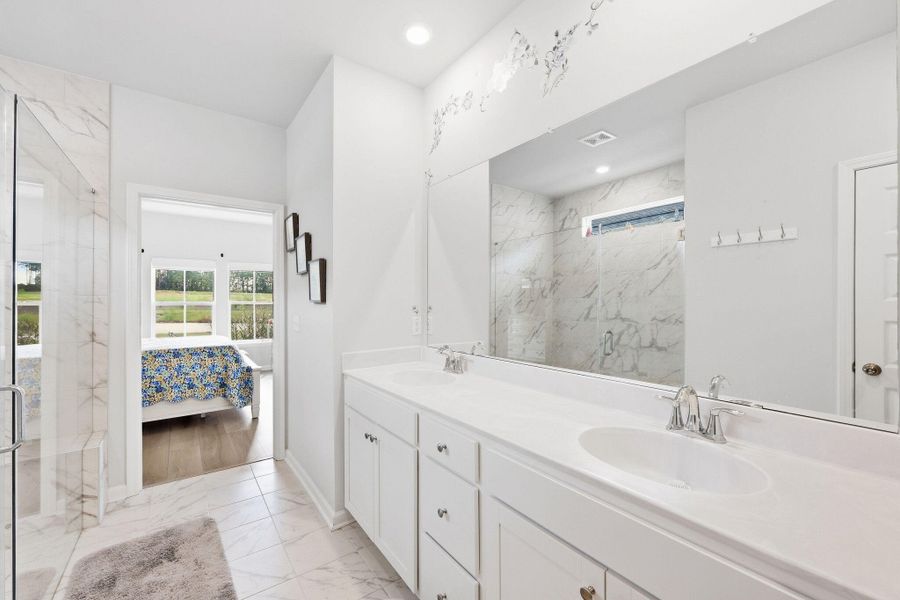 Furnished interior view inside a new home in Horizons at Summers Corner | 55+, Summerville (Image 13).