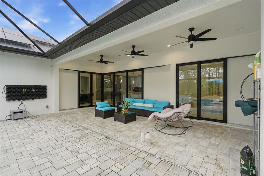 Exterior details and patio area of a home in , North Port (Image 25).